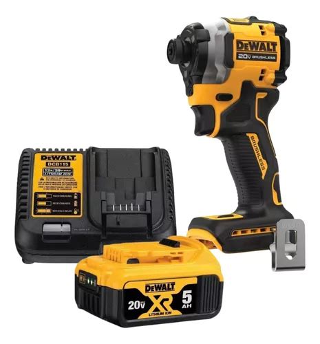 Parafusadeira Brushless Dewalt Imp Dcf850 Bat 20v 5ah Carreg