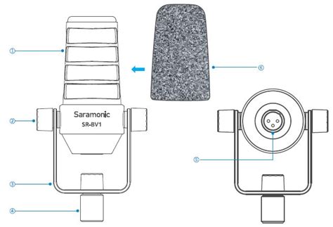 Saramonic SR BV1 Dynamic Broadcasting Microphone User Manual