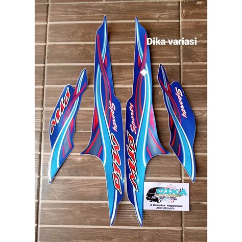 Jual STRIPING STICKER YAMAHA MIO SPORTY 2005 MIO SELENDANG Shopee