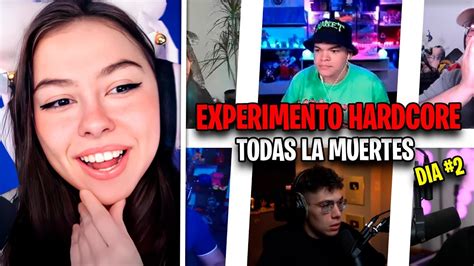 Mictia REACCIONA A LAS MUERTES DE EXPERIMENTO HARDCORE DIA 2 YouTube