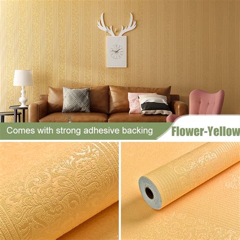 M M Mm D Linen Wall Sticker Pe Foam Waterproof Anti Collision