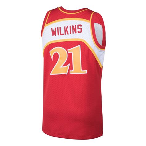 Dominique Wilkins Atlanta Hawks Mitchell Ness Hardwood