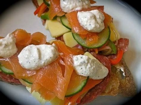 The Briny Lemon Sm Rrebr D Danish Open Faced Sandwiches With Smoked