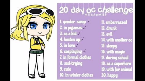 20 Day Oc Challenge Day 6 Youtube