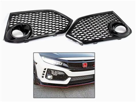 PRO Design Open Mesh Fog Light Covers For 2021 Honda Civic 4 Door