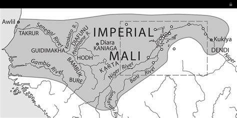 Map of the Imperial Mali