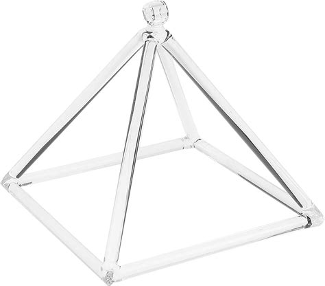 KACYDI Pyramide Chantante En Cristal De Quartz Clair 3 Pouces 20