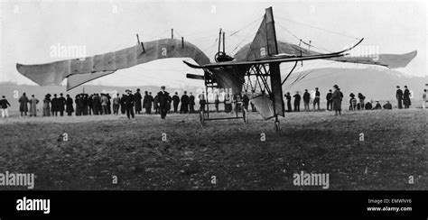 Louis Monoplano Bleriot Olga Visto Aqu En El Vuelo Biarritz Motivos