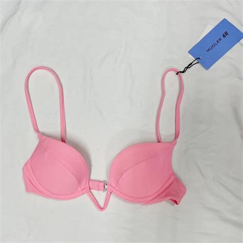 BRAND NEW Rare Mugler Pink Bikini Top From The Depop