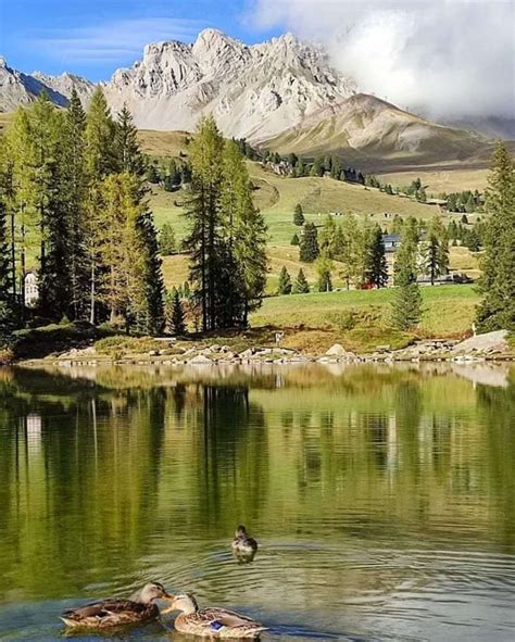 Lago Di San Pellegrino In Val Di Fassa Immagine Di Perica Dalsaso