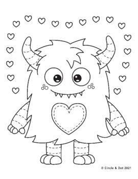 Monster High Valentine Coloring Pages