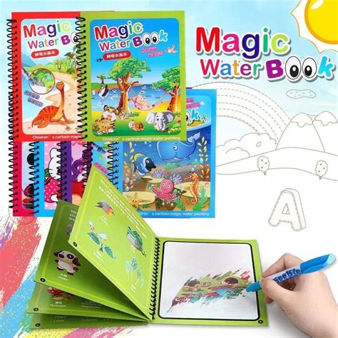 Jual Magic Coloring Book Magic Water Book Buku Mewarnai Shopee