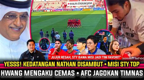 Kabar Baik Mantap Tiba Di Qatar Kedatangan Nathan Disambut Korea