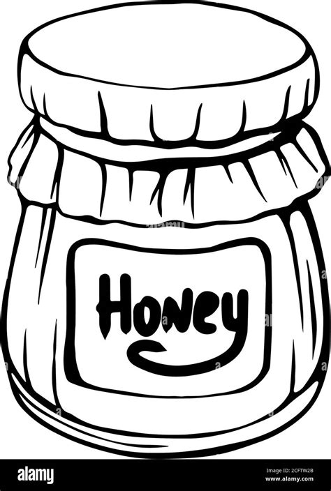 Honey jar Black and White Stock Photos & Images - Alamy