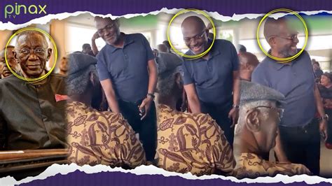 Sad Ken Agyapong Cried As He St Rm Ex Prez Kufuor S To Mourn Late Wife