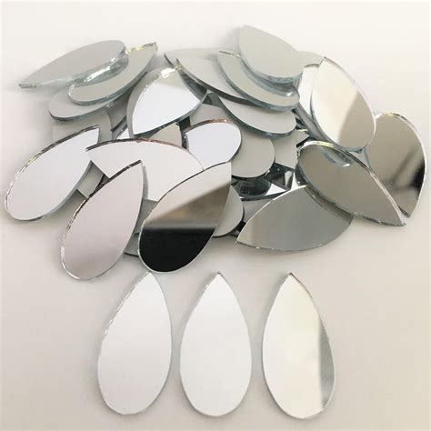 Buy Nuo Rui Pcs X Teardorp Shape Craft Mirrors Small Mosaic