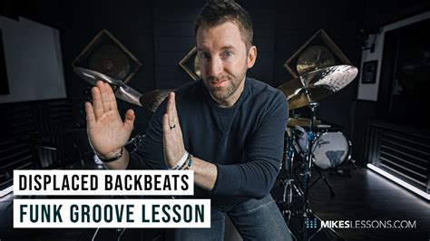 Displaced Backbeat Funk Groove Drum Lesson YouTube