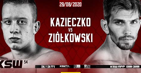 KSW 54 Kazieczko Ziółkowski Starcie na szczycie wagi lekkiej