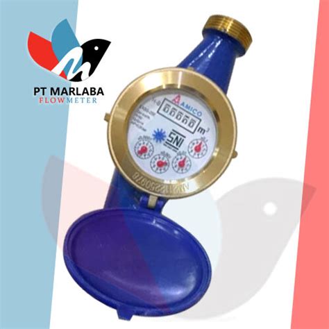 Water Meter Amico 3 4 Inch DN 20mm PT Marlaba Flow Meter