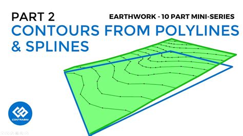 How To Create Topo Contour Lines With Meshes Splines Polylines Part