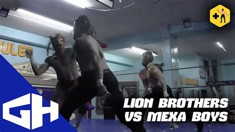 Mr Leo Y Le N Dorado Vs Noisy Boy Y Spider Fly Lucha Libre Gh Youtube