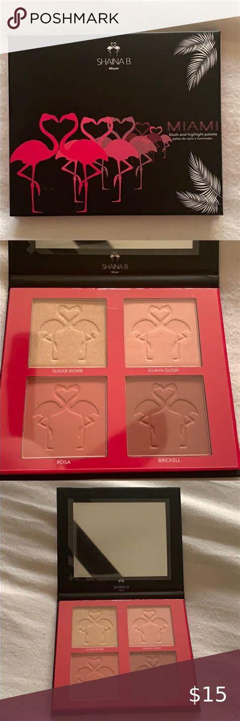 Shaina B. MIAMI blush and highlight palette New, never used. Shaina B. Miami Collection blush ...