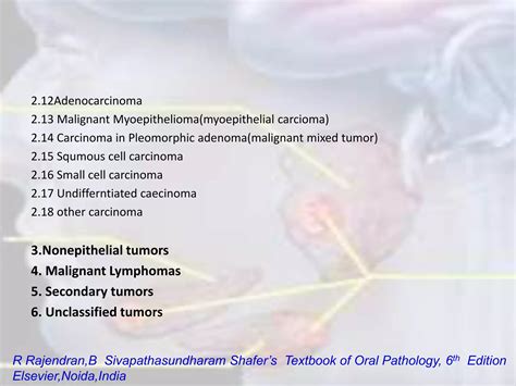 Tumors Of Salivary Glands Ppt Free Download