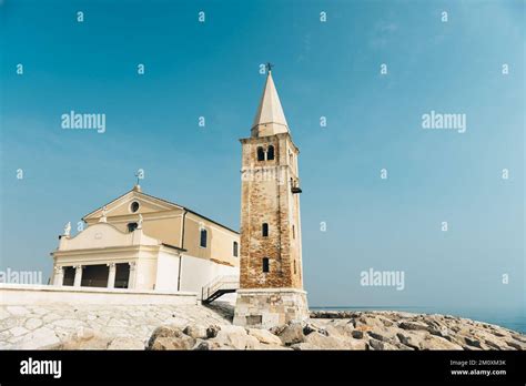 Church Of Our Lady Of The Angel On The Beach Of Caorle Italy Santuario