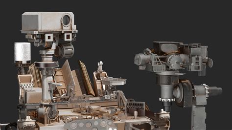 Curiosity Mars Rover Dusty D Model Blend Ds Obj Ma Fbx