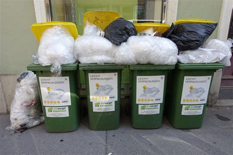 Abfalltrennung Leichtverpackungen