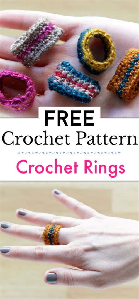 11 Easy Free Crochet Ring Pattern - Crochet with Patterns