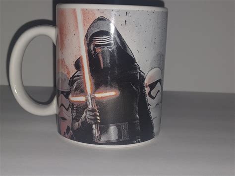 Star Wars Logo Galerie Coffee Cup Ceramic Mug Kylo Ren And Storm Troopers Ebay