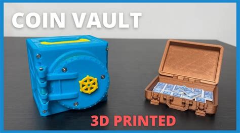 3d Printed Coin Vault Test 3d Prints