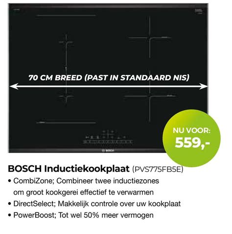 Bosch Inductiekookplaat Pvs775fb5e Aanbieding Bij EP Beerepoot