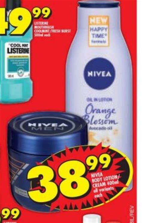 Nivea Body Lotion Cream 400ml Offer At Shoprite