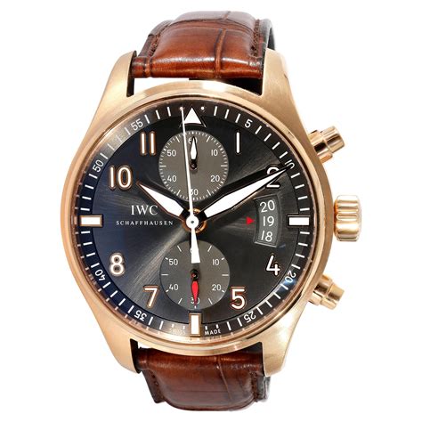 Iwc Spitfire Pilot Chronograph Steel Silver Dial Automatic Men S Watch