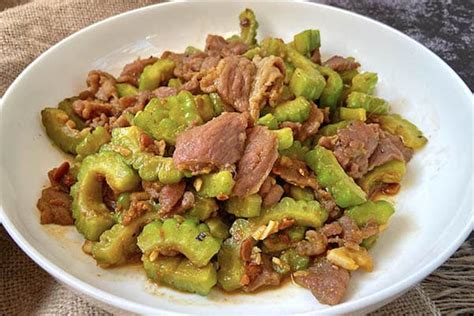 Beef and Bitter melon Stir-fry In Soybean Sauce - Cook Like Asian