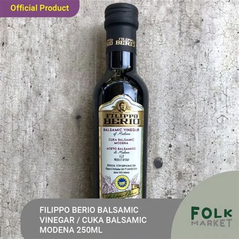 Jual Filippo Berio Balsamic Vinegar Cuka Balsamic Modena 250ml