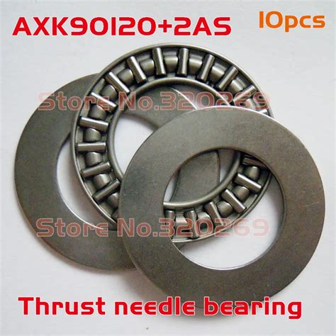 Axial 10x AXK90120 90x120x6 Mm Plane Thrust Needle Roller Bearing 20x