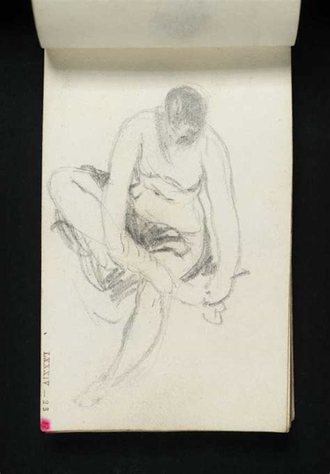 A Nude Woman Seated Right Leg Crossed Joseph Mallord William Turner