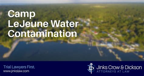 Camp LeJeune Water Contamination