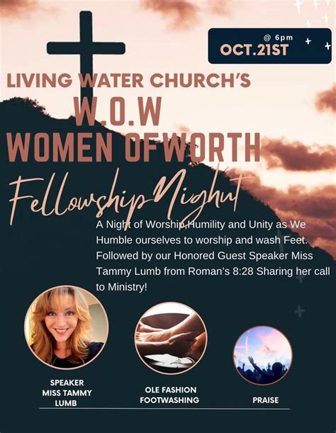 Wow Women Of Worth Foot Washing Living Water Full Gospel Church