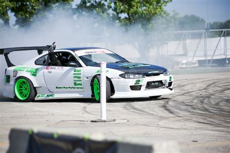 Drift cars editorial stock image. Image of corner, custom - 180166274