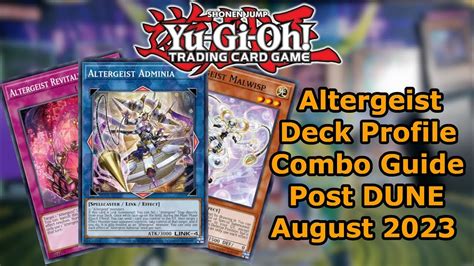 Yu Gi Oh Altergeist Deck Profile Combo Guide Post Duelist Nexus