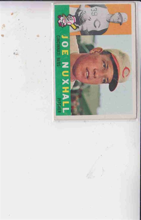 Sportlots Auctions 1960 282 Joe Nuxhall Topps Ex Nm