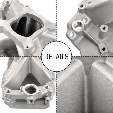 Fgjqefg Intake Manifold Aluminum Single Plane Compatible With Big Block Chevy V8 Chevy Bbc 396