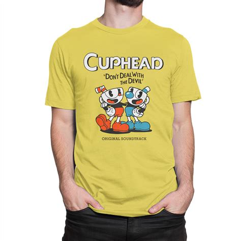 Cuphead Dont Deal With The Devil T Shirt Mens Etsy