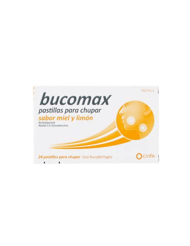 BUCOMAX 24 PASTILLAS PARA CHUPAR MIEL Y LIMON Ibáñez Farmacia