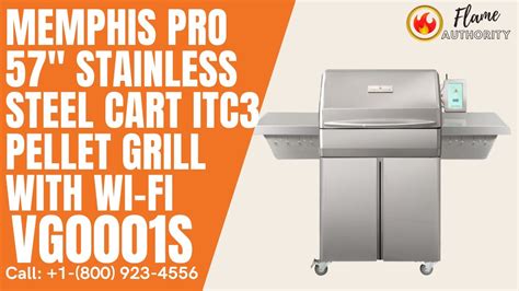 Memphis Pro Stainless Steel Cart Itc Pellet Grill With Wi Fi