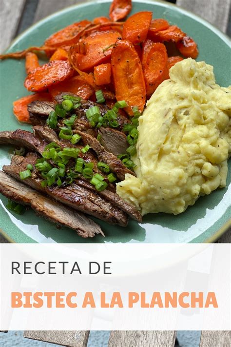 Bistec A La Plancha Con Puré De Papas Receta En 2020 Bistec A La